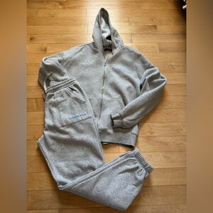 white fox sweat set